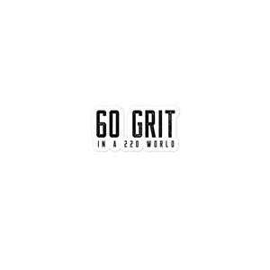 60 Grit Sticker