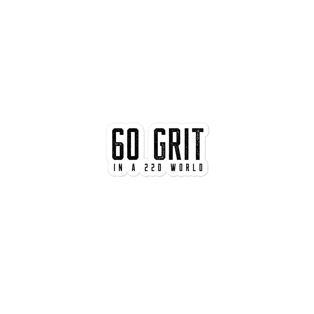 60 Grit Sticker