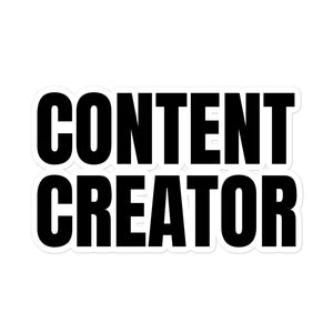 Content Creator stickers