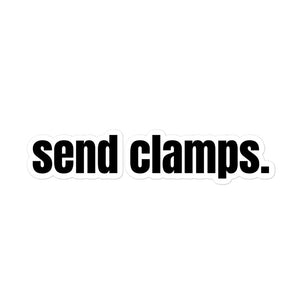 Send Clamps Sticker