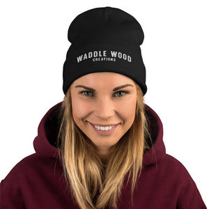 Waddle Wood Creations Embroidered Beanie