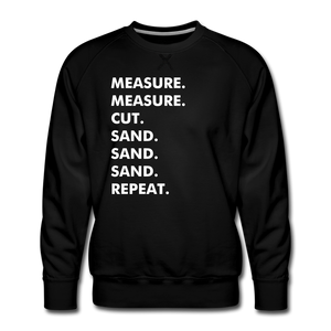 Measure Cut Sand L/S Sweatshirt - black