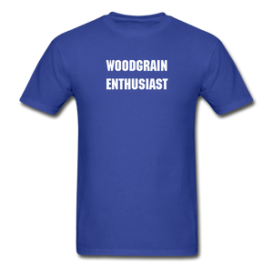 Woodgrain Enthusiast Tee KOBALT - royal blue