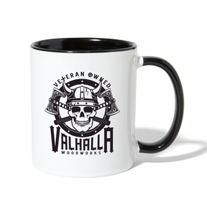 Valhalla Woodworks Contrast Coffee Mug - white/black