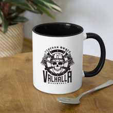 Load image into Gallery viewer, Valhalla Woodworks Contrast Coffee Mug - white/black
