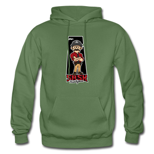 Sask Heavy Blend Adult Hoodie - military green