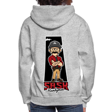 Load image into Gallery viewer, Sask Women&#39;s Hoodie - heather gray

