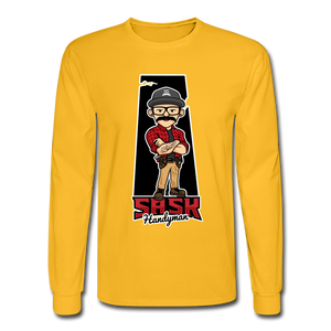 Sask Hi Viz Long Sleeve T-Shirt - gold
