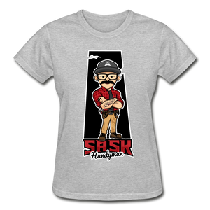 Sask Ladies T-Shirt - heather gray