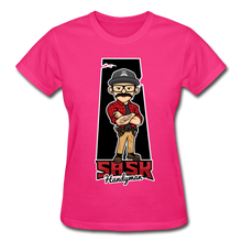 Load image into Gallery viewer, Sask Ladies T-Shirt - fuchsia
