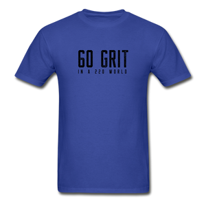 60 Grit Men's T-Shirt - royal blue