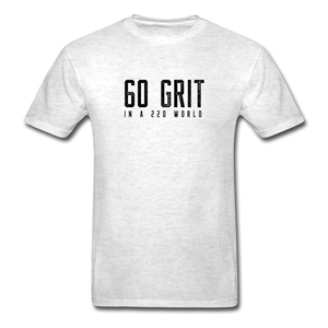 60 Grit Men's T-Shirt - light heather gray