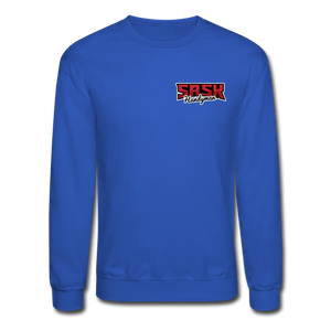 Sask Sweatshirt  (front and back logos) - royal blue