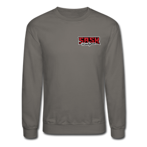Sask Sweatshirt  (front and back logos) - asphalt gray