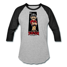 Load image into Gallery viewer, Sask Baseball T-Shirt - heather gray/black
