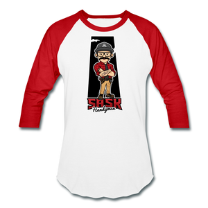 Sask Baseball T-Shirt - white/red