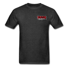 Load image into Gallery viewer, Sask Handyman Tagless T-Shirt (front and back logo - charcoal gray
