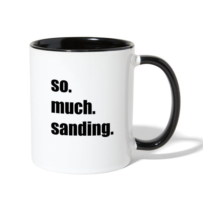 so.much.sanding Contrast Coffee Mug - white/black