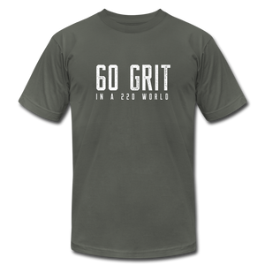60 Grit Pemium T-Shirt - asphalt