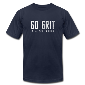 60 Grit Pemium T-Shirt - navy
