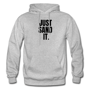 Just Sand It Hoodie - heather gray