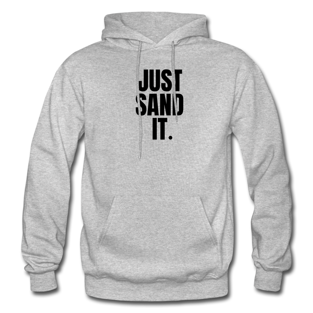 Just Sand It Hoodie - heather gray