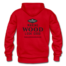Load image into Gallery viewer, Foster&#39;s Custom Woodworking Heavyweight Hoodie - red
