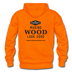Foster's Custom Woodworking Heavyweight Hoodie - orange