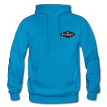 Load image into Gallery viewer, Foster&#39;s Custom Woodworking Heavyweight Hoodie - turquoise
