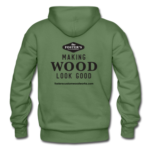 Foster's Custom Woodworking Heavyweight Hoodie - military green