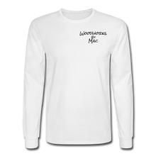 Load image into Gallery viewer, Woodworks by Mac Long Sleeve T-Shirt - white

