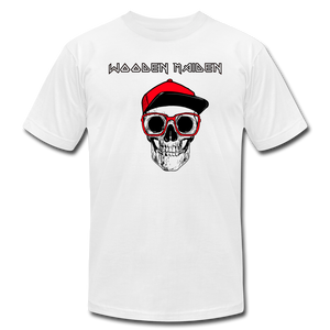 Wooden Maiden Iron Maiden Inspired PremiumT-Shirt - white