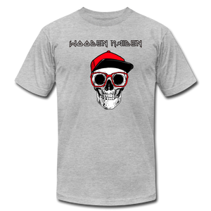 Wooden Maiden Iron Maiden Inspired PremiumT-Shirt - heather gray