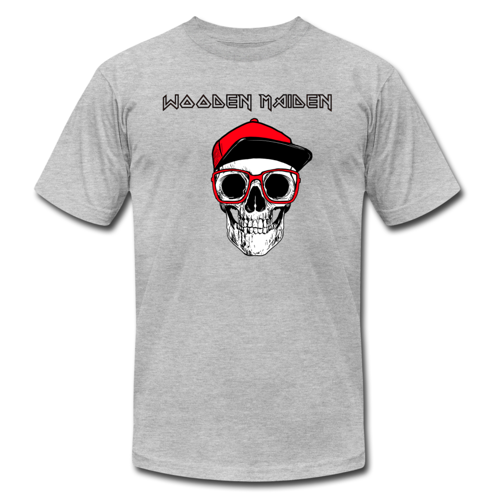 Wooden Maiden Iron Maiden Inspired PremiumT-Shirt - heather gray