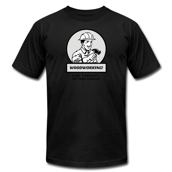 Retro Woodworking Premium T-Shirt - black