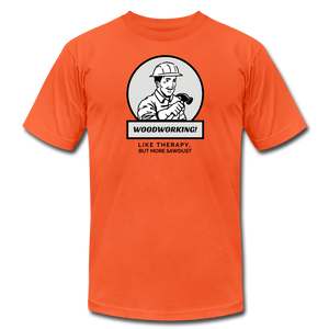Retro Woodworking Premium T-Shirt - orange