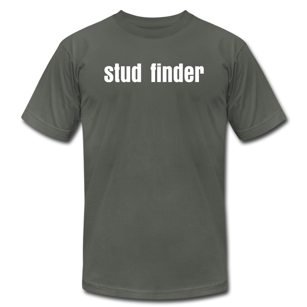 Stud Finder Premium T-Shirt - asphalt