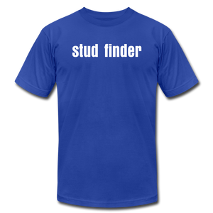 Stud Finder Premium T-Shirt - royal blue