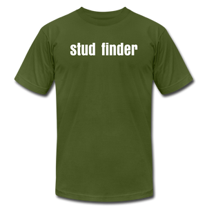 Stud Finder Premium T-Shirt - olive