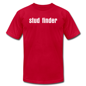 Stud Finder Premium T-Shirt - red