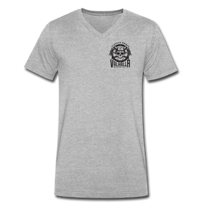 Vahalla Woodworks Premium V-Neck T-Shirt - heather gray