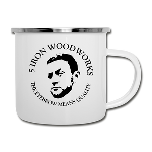 5 Iron Woodworks Camper Mug - white