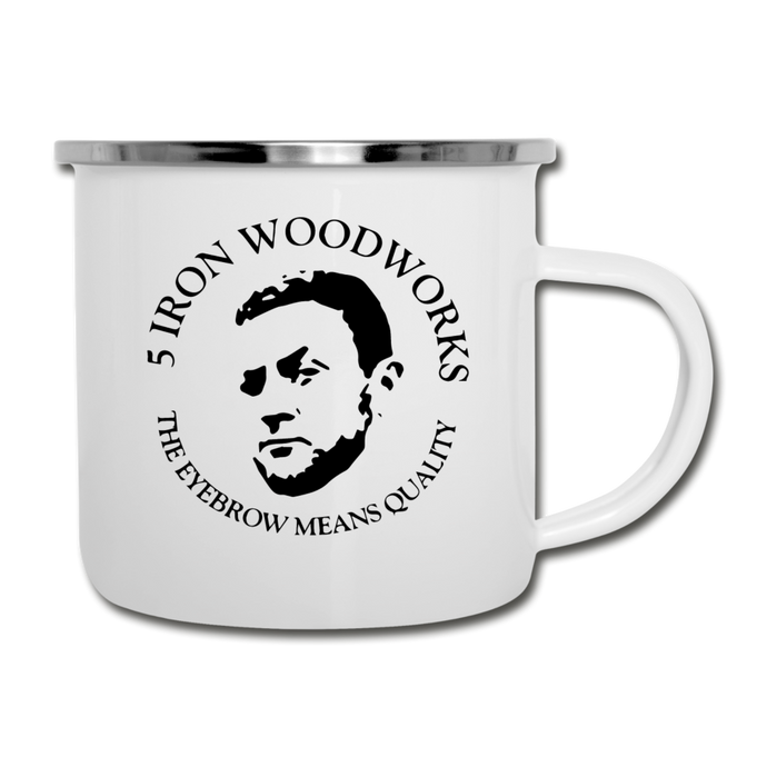 5 Iron Woodworks Camper Mug - white