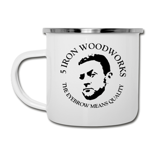 5 Iron Woodworks Camper Mug - white