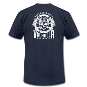 Valhalla Woodworks Abrasive T-Shirt - navy