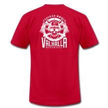 Load image into Gallery viewer, Valhalla Woodworks Abrasive T-Shirt - red
