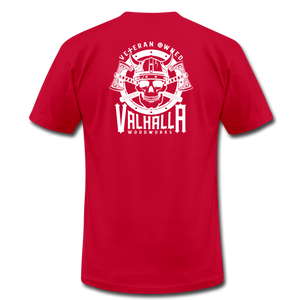 Valhalla Woodworks Abrasive T-Shirt - red