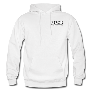 5 Iron Woodworks Hoodie - white