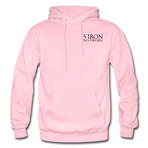 5 Iron Woodworks Hoodie - light pink