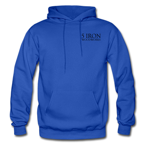 5 Iron Woodworks Hoodie - royal blue